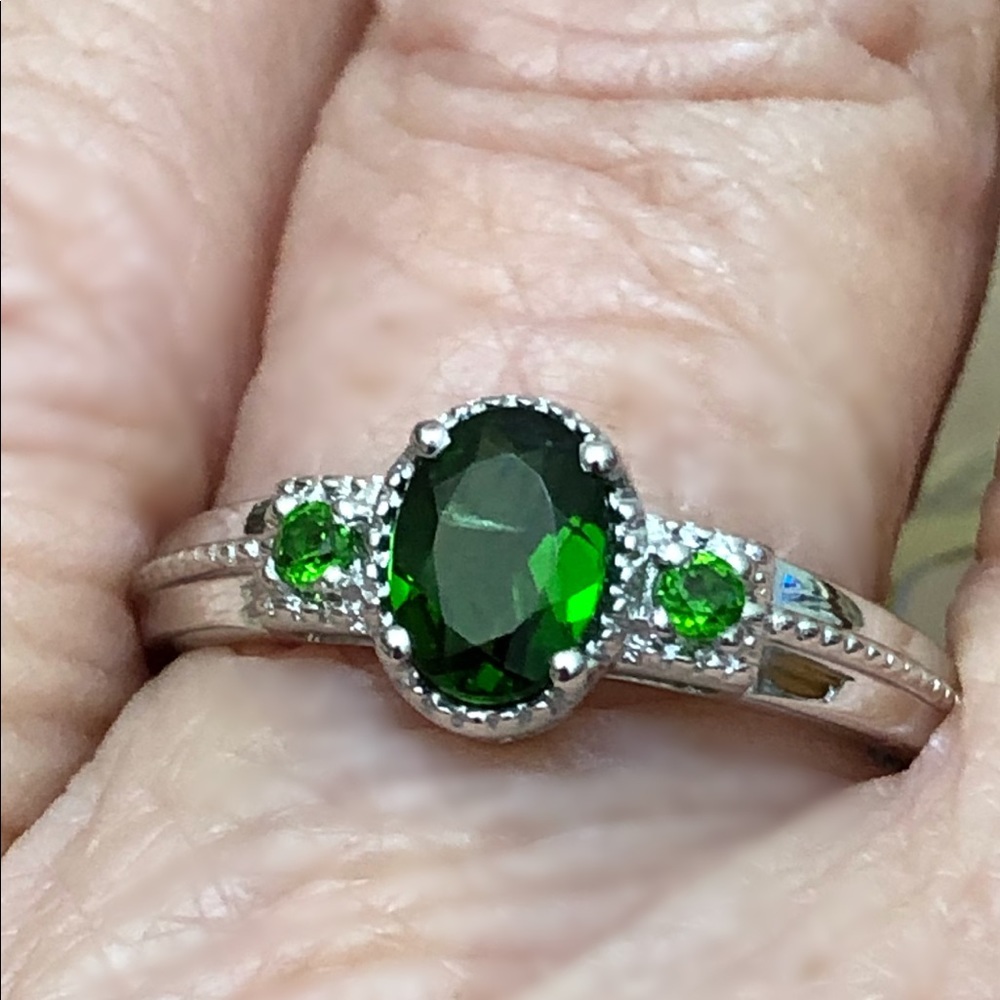 Russian Diopside Ring